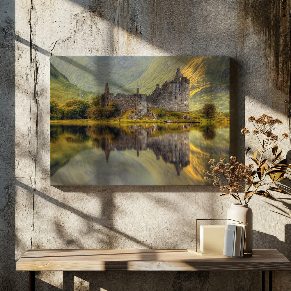 Kilchurn Castle by Wojciech Kruczynski | Medieval Highland Fortress, Large Canvas Wall Art Print | Artsy Earth