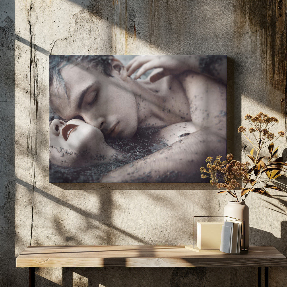 The River Bank by Magdalena Russocka | Romantic River Embrace, Large Canvas Wall Art Print | Artsy Earth