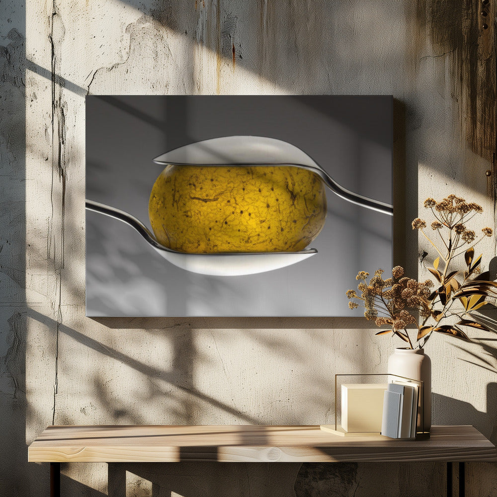 Spooned Potato by Wieteke De Kogel | Kitchen Food Cutlery, Large Canvas Wall Art Print | Artsy Earth