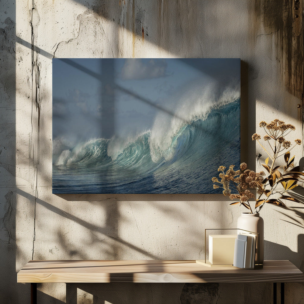 Salt Water Machine by Mathilde Guillemot | Ocean Wave Power, Large Canvas Wall Art Print | Artsy Earth