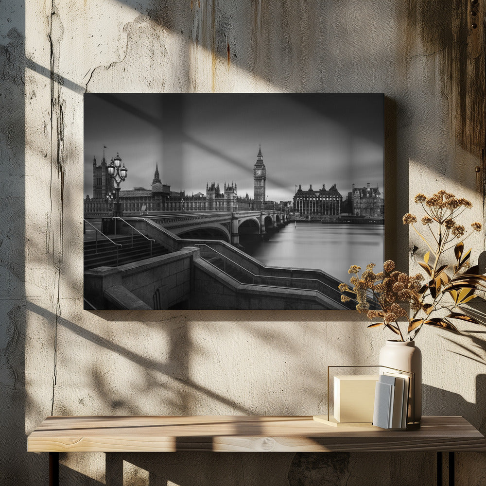 Westminster Bridge by Oscar Lopez | London Landmark Architecture, Large Canvas Wall Art Print | Artsy Earth