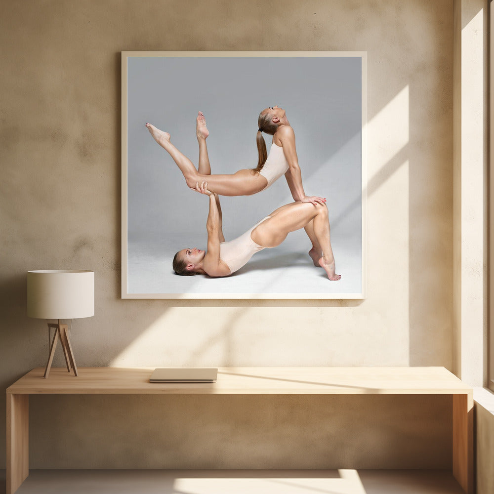 Ballet Dance Pose by Constantin Shestopalov | Passionate Ballet Dancer, Large Canvas Wall Art Print | Artsy Earth