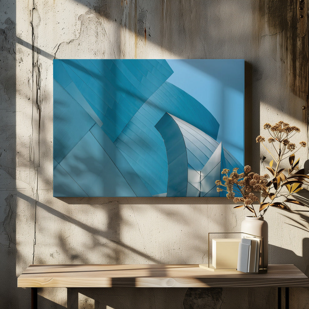 Shape Study II by Stefan Buder | Modern Architecture Panorama, Large Canvas Wall Art Print | Artsy Earth