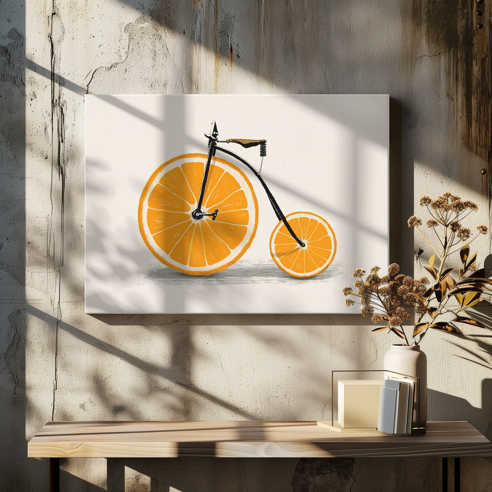 Vitamin Bicycle by Florent Bodart | Sports Transportation Vehicle, Large Canvas Wall Art Print | Artsy Earth