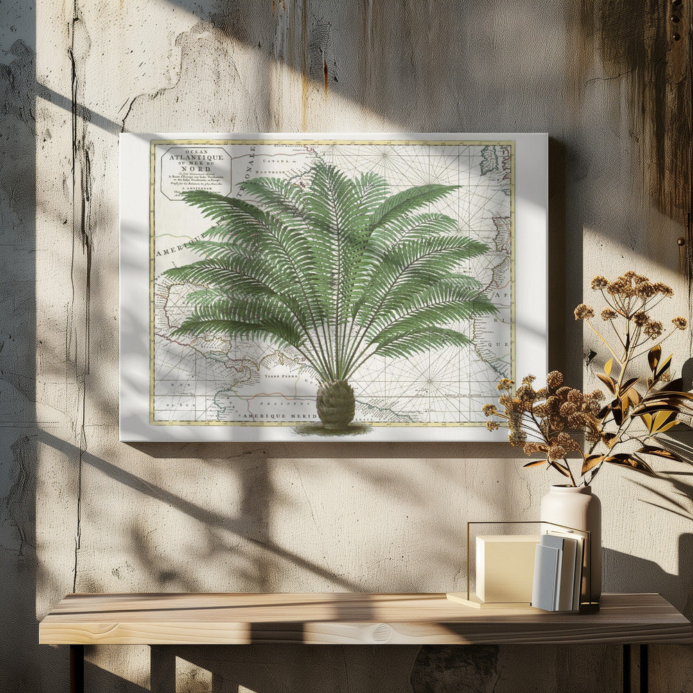 Tropical Empire No5 by Andrea Haase | Vintage Tropical Botanical, Large Canvas Wall Art Print | Artsy Earth