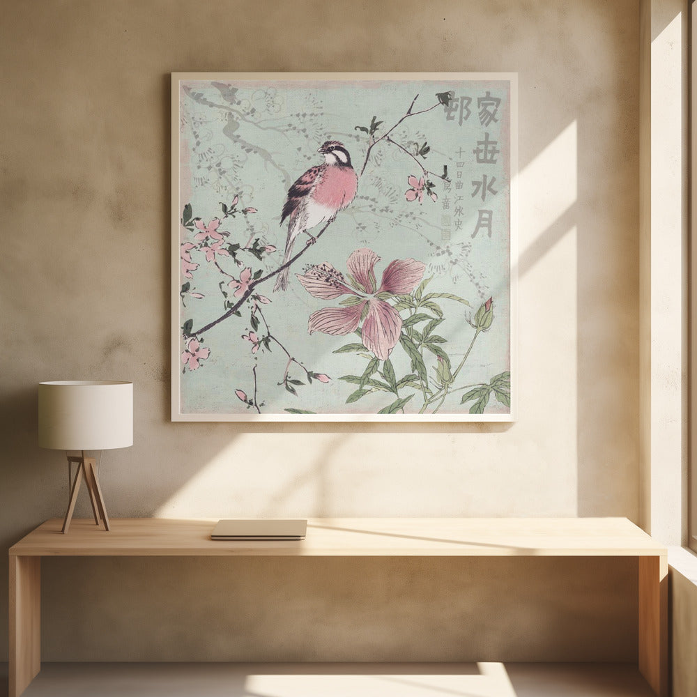 Chinoiserie Birds by Andrea Haase | Floral Birds Chinoiserie, Large Canvas Wall Art Print | Artsy Earth