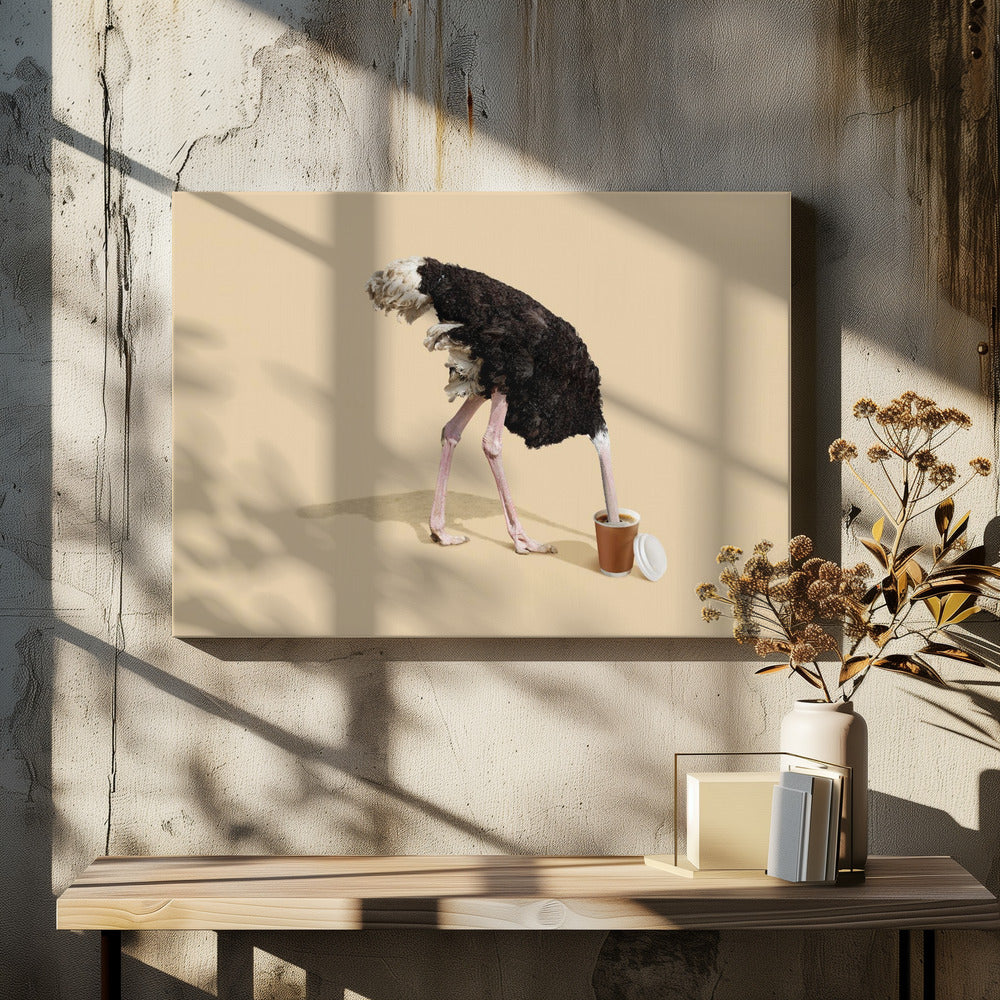 Dive in Coffee by Artem Pozdniakov | Surreal Coffee Art, Large Canvas Wall Art Print | Artsy Earth