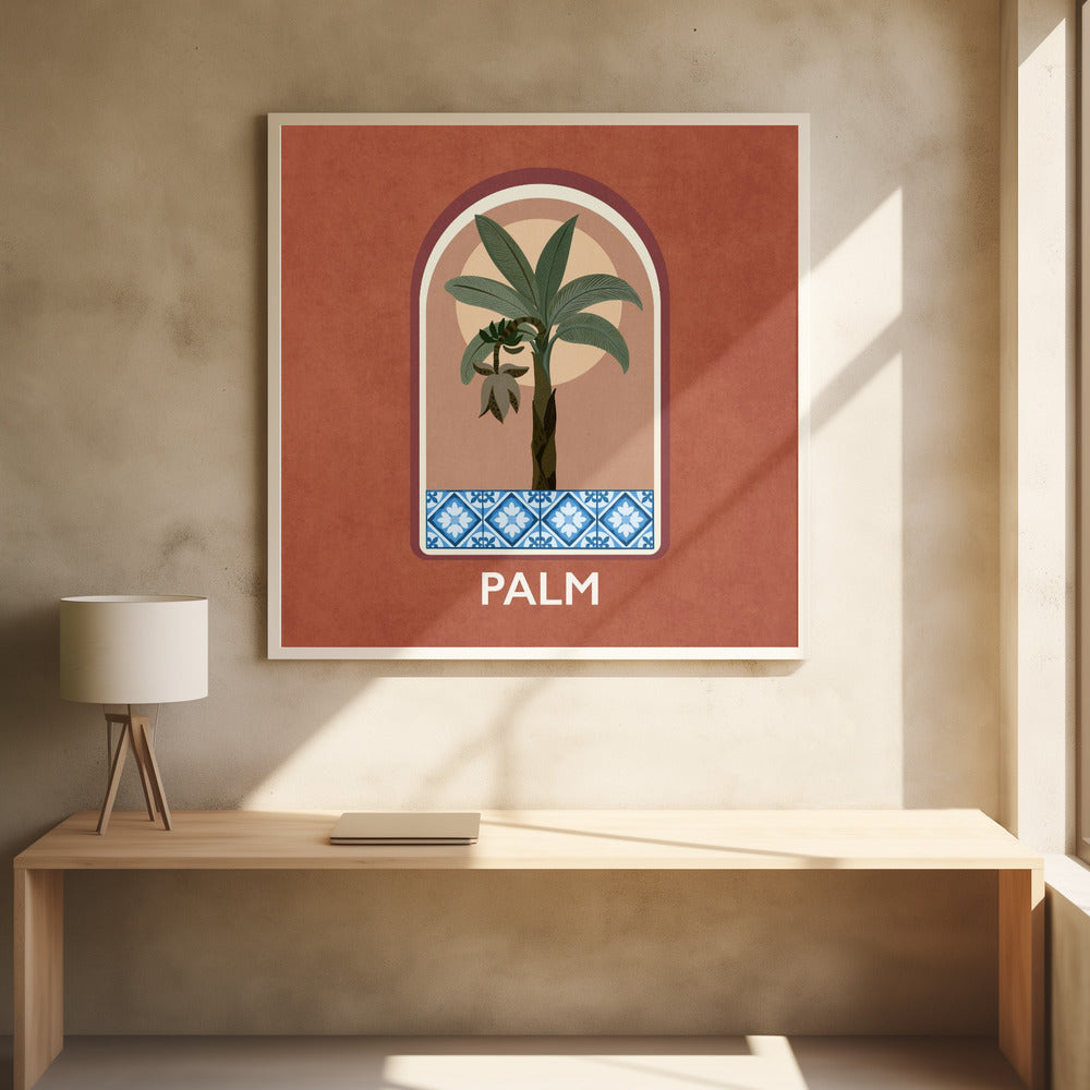 Green Palm Art by Emel Tunaboylu | Tropical Palm Botanical, Large Canvas Wall Art Print | Artsy Earth