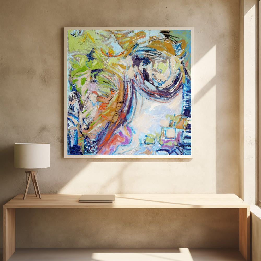 New Pathways by Dorothy Fagan | Abstract Colorful Painting, Large Canvas Wall Art Print | Artsy Earth