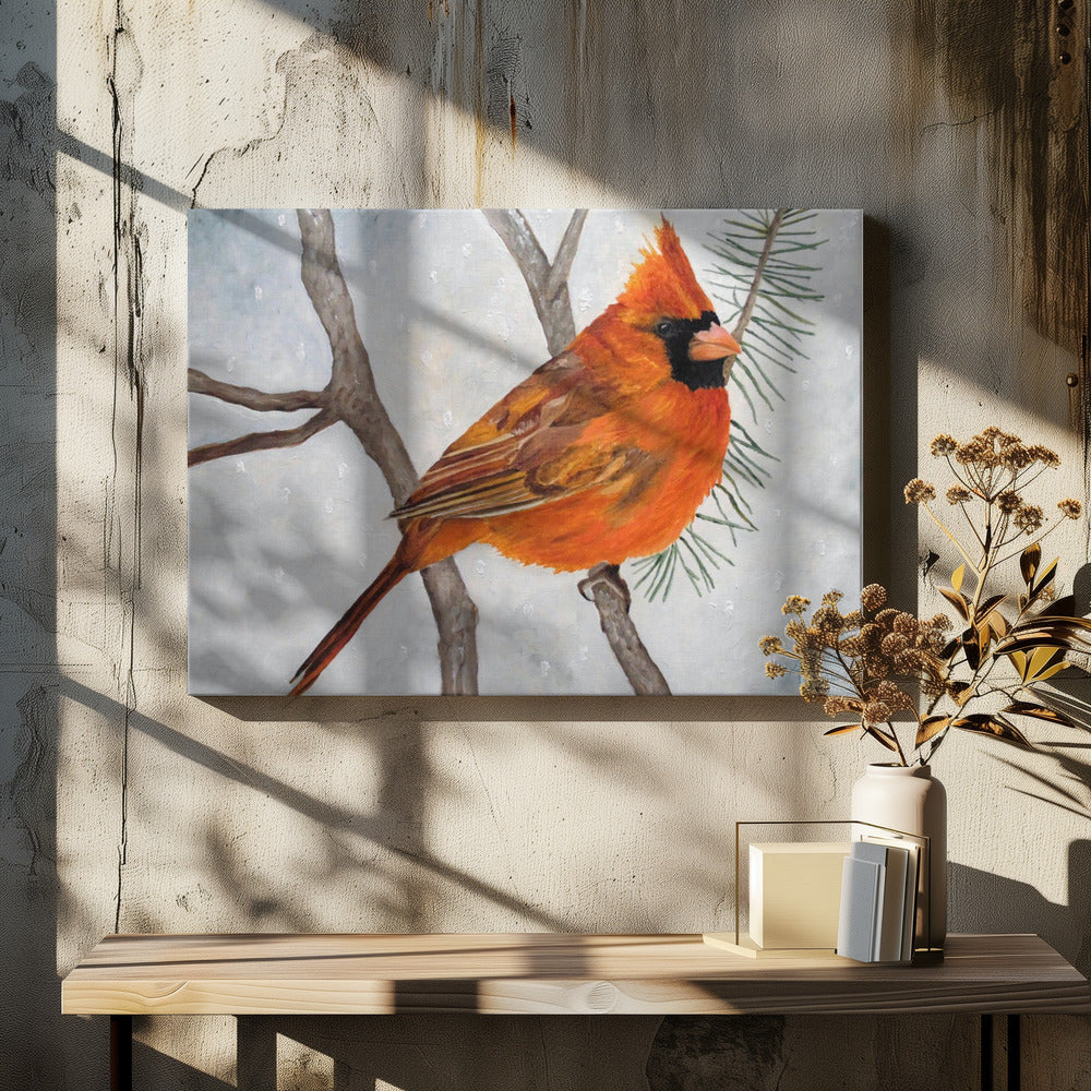 Fire On Ice by Angeles M. Pomata | Abstract Bird Painting, Large Canvas Wall Art Print | Artsy Earth