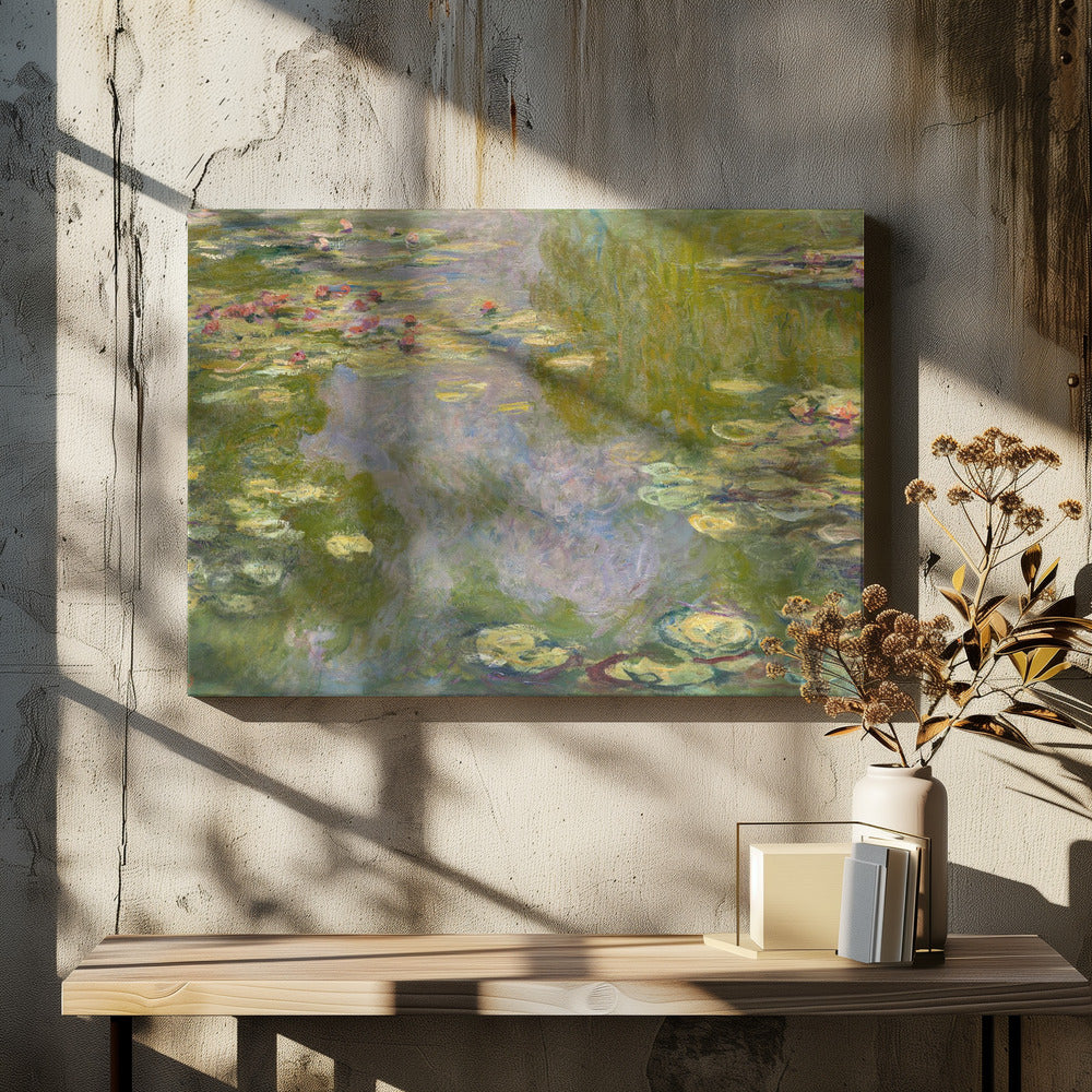 Water Lilies by Claude Monet | Impressionist Floral Painting, Large Canvas Wall Art Print | Artsy Earth