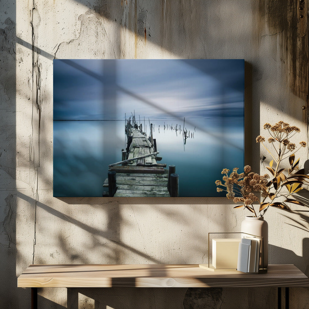 Peaceful Seascape by Paulo Dias | Long Exposure Waterscape, Large Canvas Wall Art Print | Artsy Earth