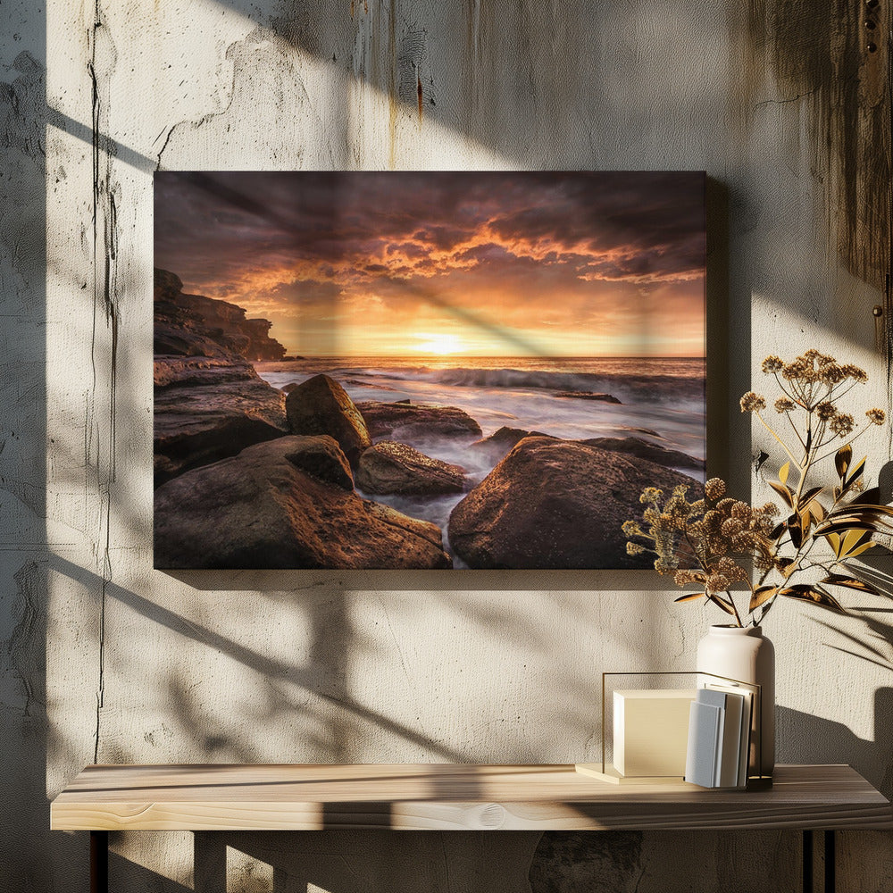 Cape Solander by Grant Galbraith | Coastal Sunrise Landscape, Large Canvas Wall Art Print | Artsy Earth