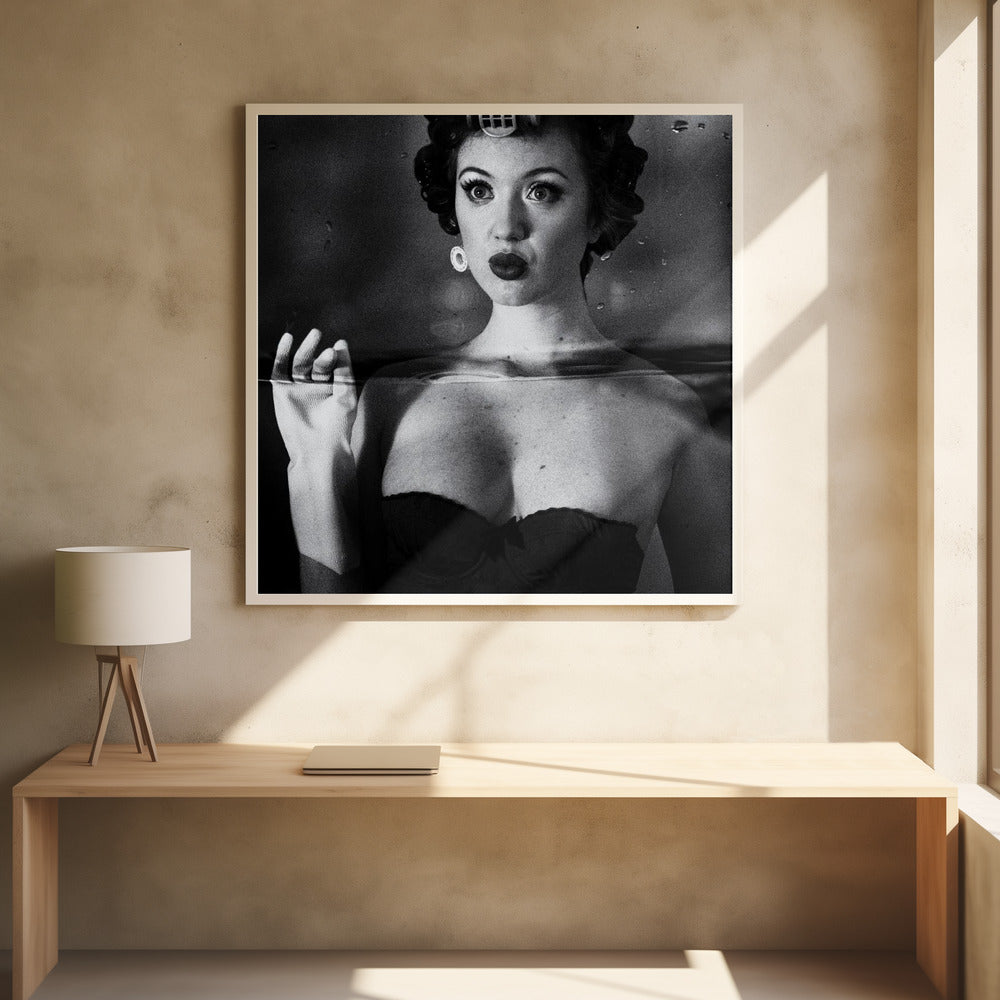 Not Drowning Waving by Mel Brackstone | Vintage Portrait Sensuality, Large Canvas Wall Art Print | Artsy Earth