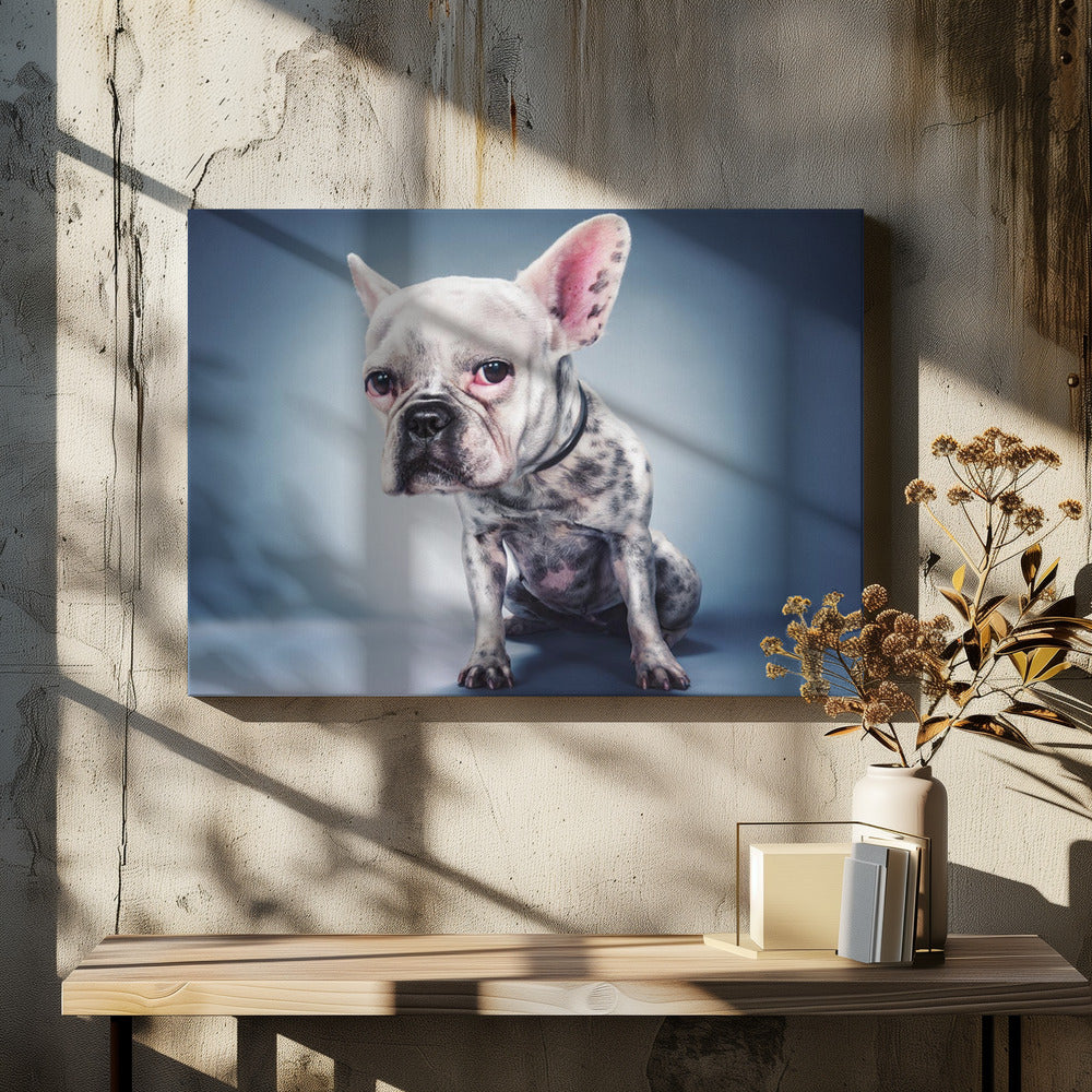 Big Head Project by Moshe Nachumovich | French Bulldog Pet, Large Canvas Wall Art Print | Artsy Earth