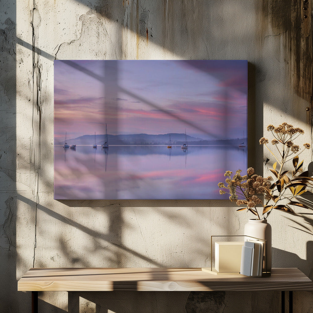 Morning Mood by Max Witjes | Serene Coastal Sunrise, Large Canvas Wall Art Print | Artsy Earth