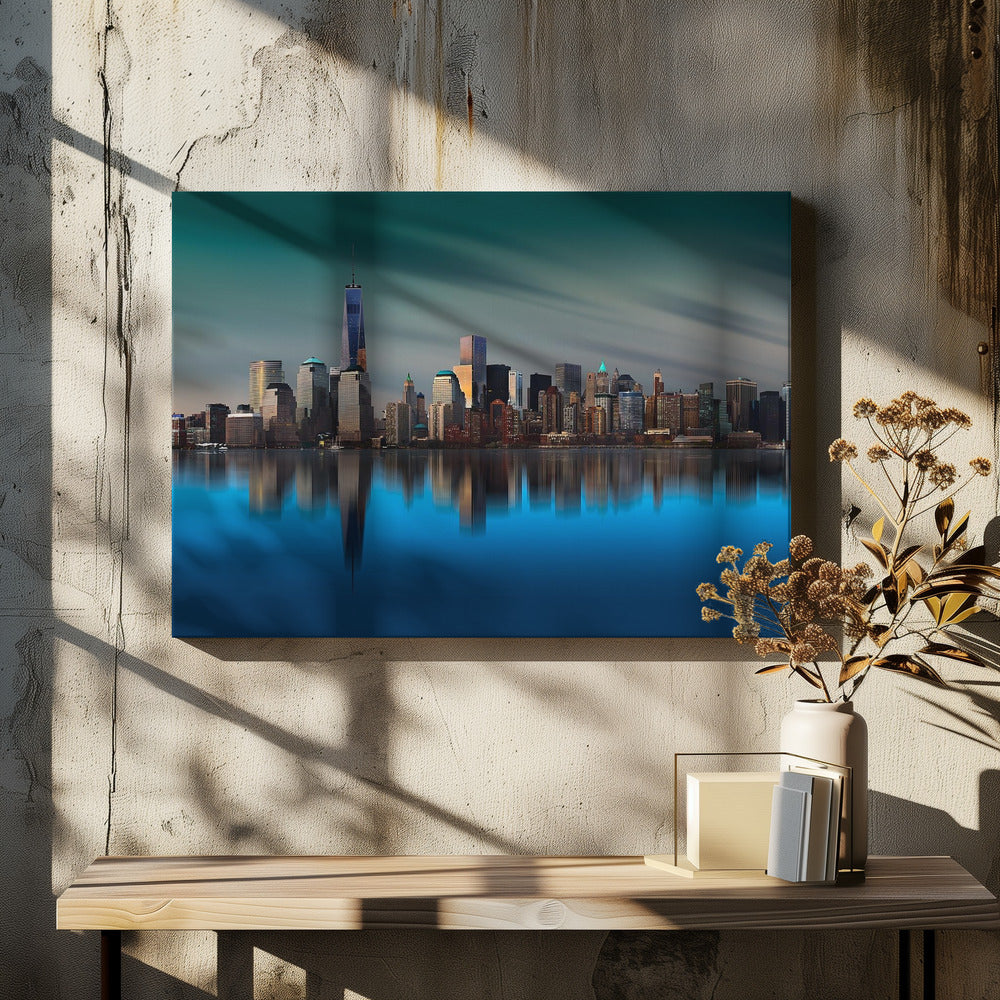 World Trade Center by Yi Liang | Manhattan Skyline Architecture, Large Canvas Wall Art Print | Artsy Earth