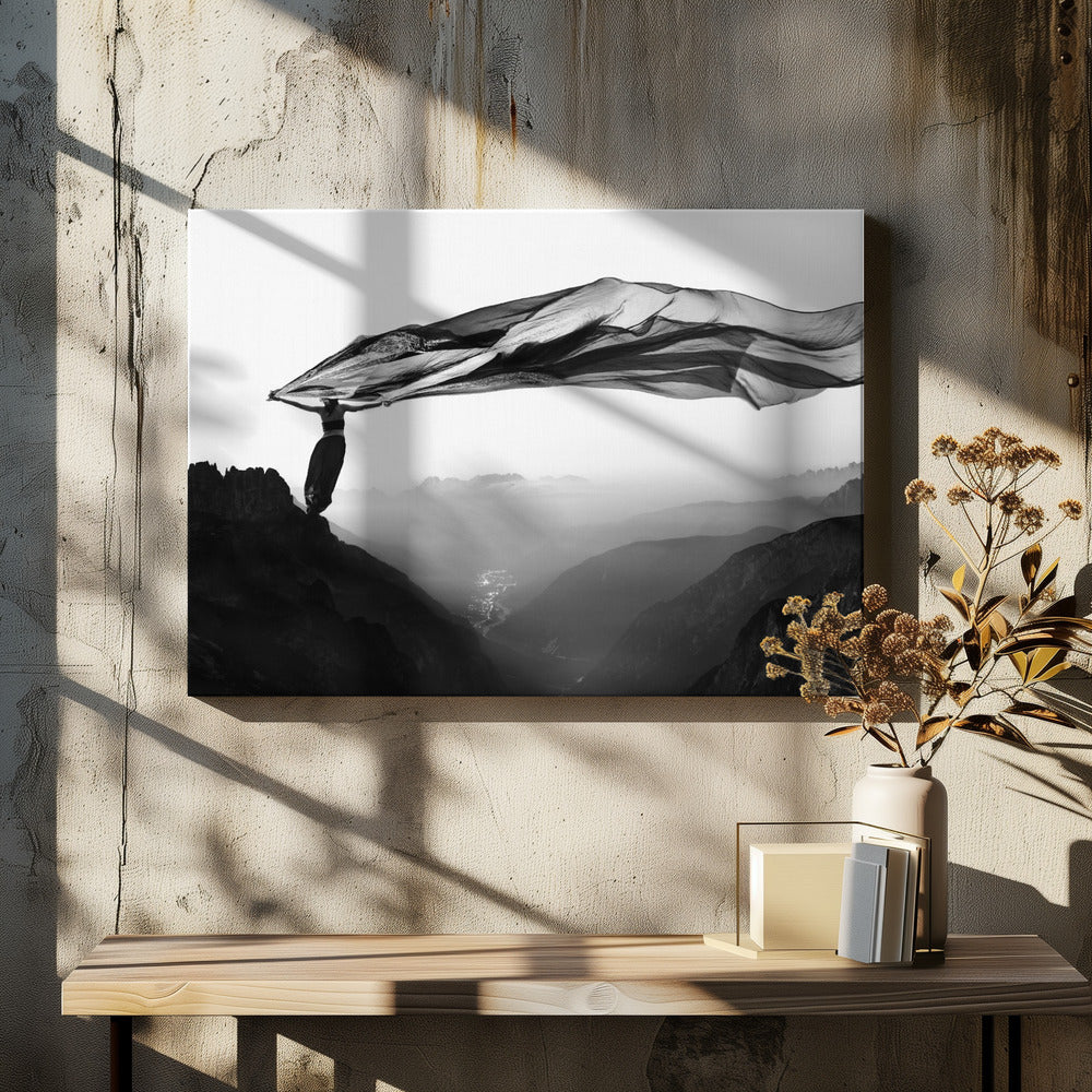 Free as the Wind by Patrick Odorizzi | Windy Mountain Landscape, Large Canvas Wall Art Print | Artsy Earth