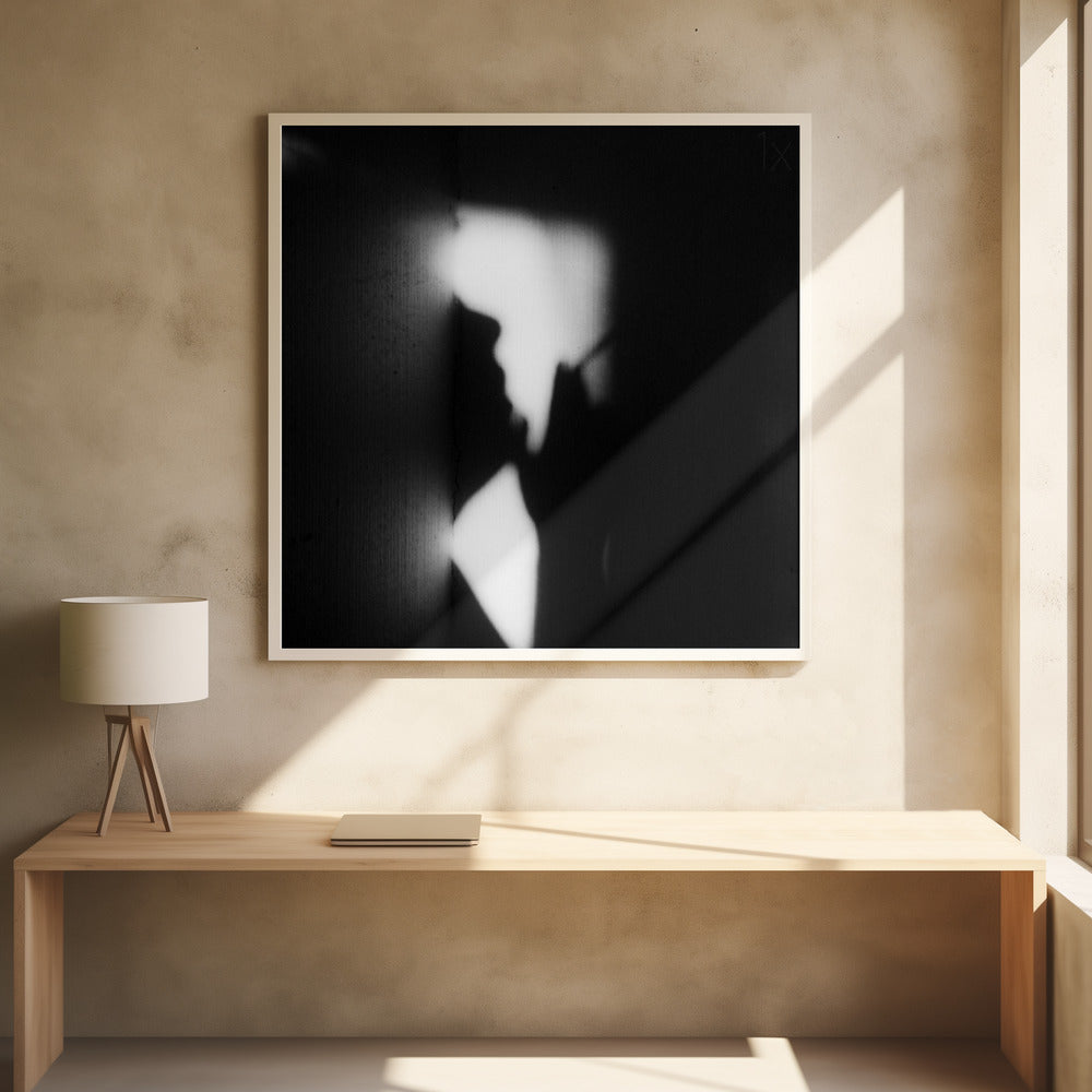 Hieroglyph of loneliness by Lilianna Hakhverdyan | Emotional Portrait Noir, Large Canvas Wall Art Print | Artsy Earth