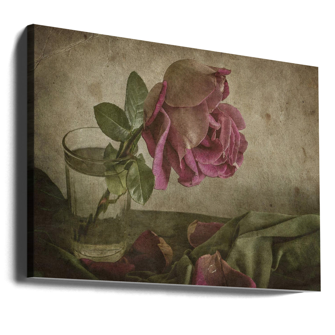 Tear of Rose by Igor Tokarev | Floral Water Droplets, Large Canvas Wall Art Print | Artsy Earth