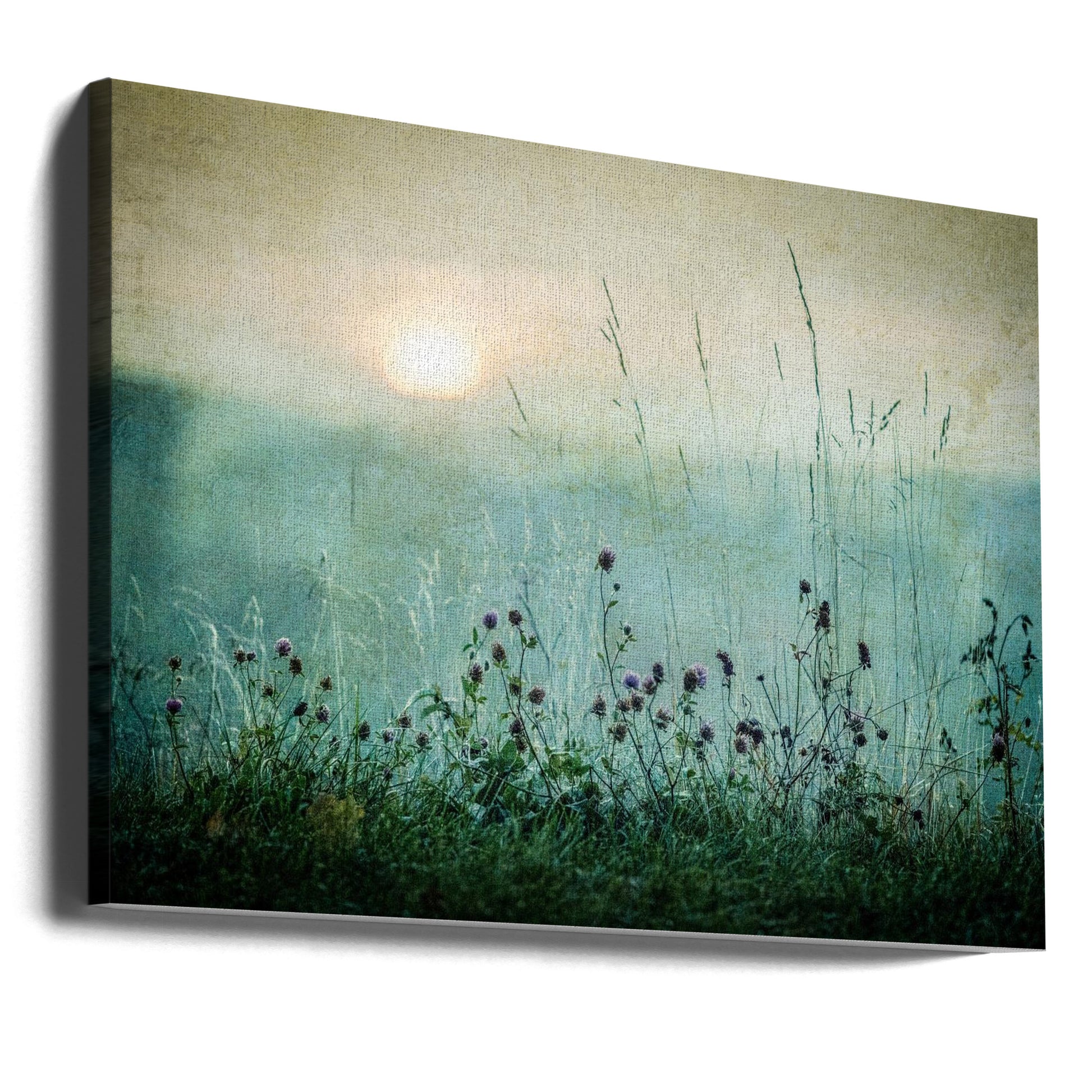 Autumn Sunrise by Åsmund Kværnstrøm | Painterly Landscape Dawn, Large Canvas Wall Art Print | Artsy Earth