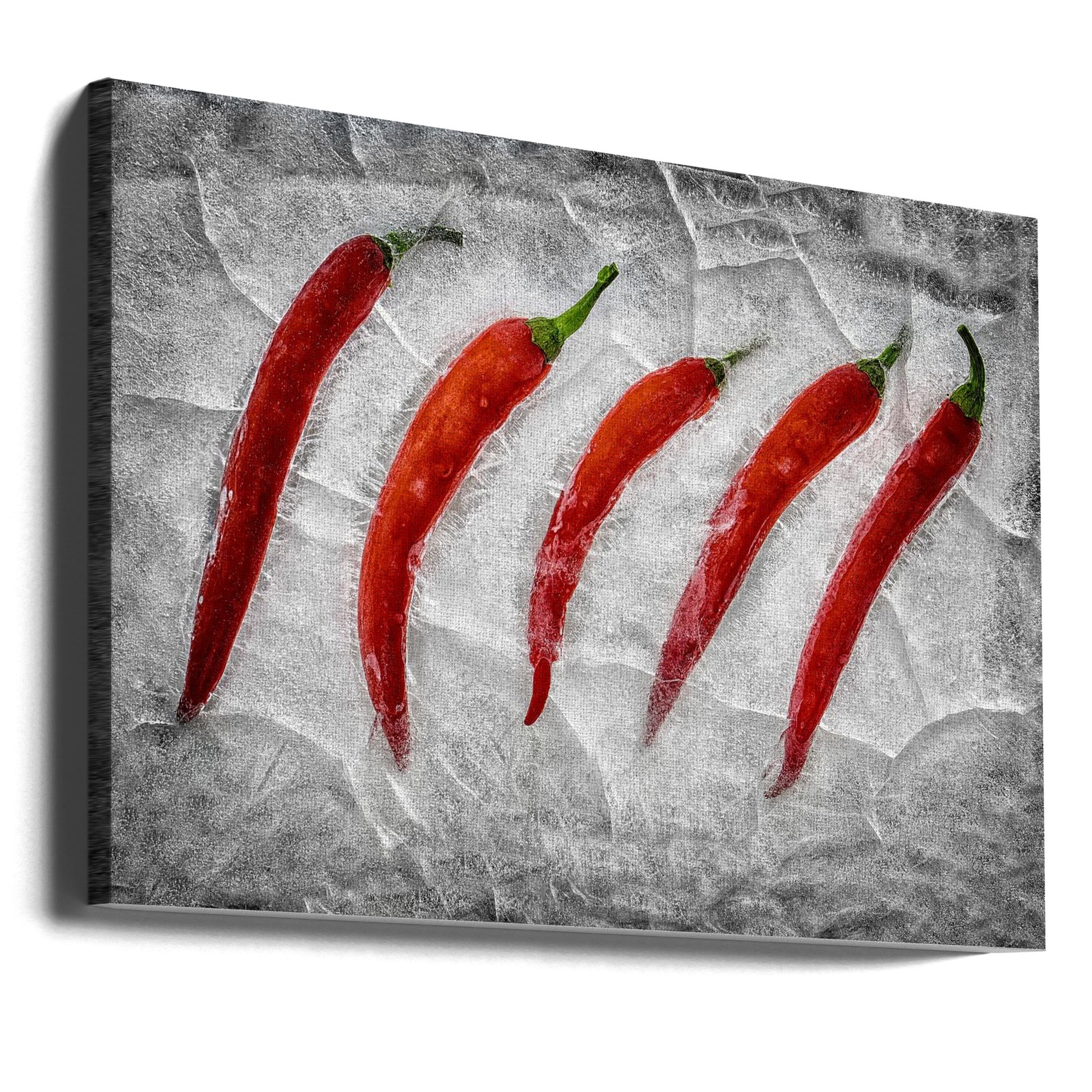 Frozen Fire by Secundino Losada | Frozen Spicy Food, Large Canvas Wall Art Print | Artsy Earth