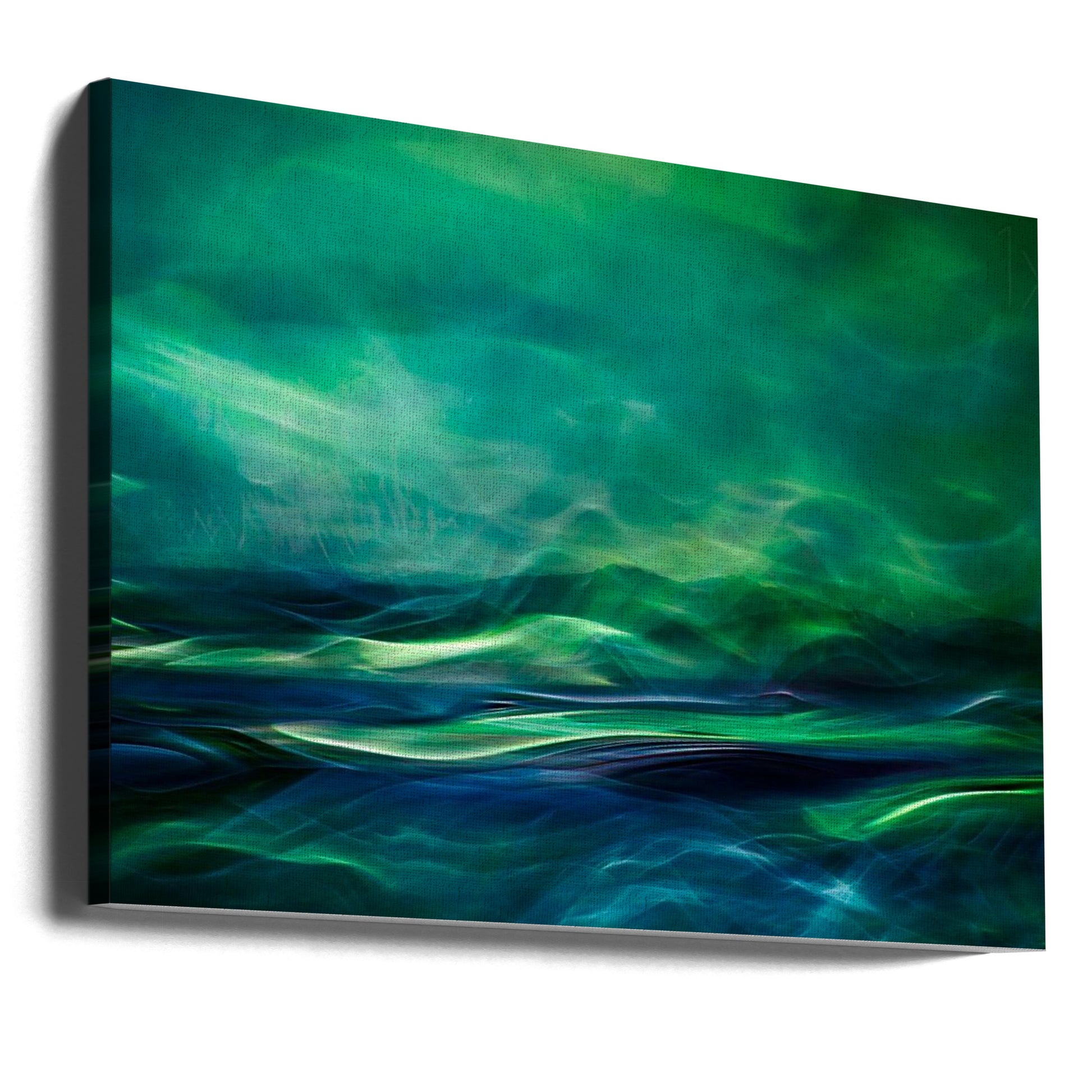 Northern Lights by Willy Marthinussen | Aurora Borealis Seascape, Large Canvas Wall Art Print | Artsy Earth