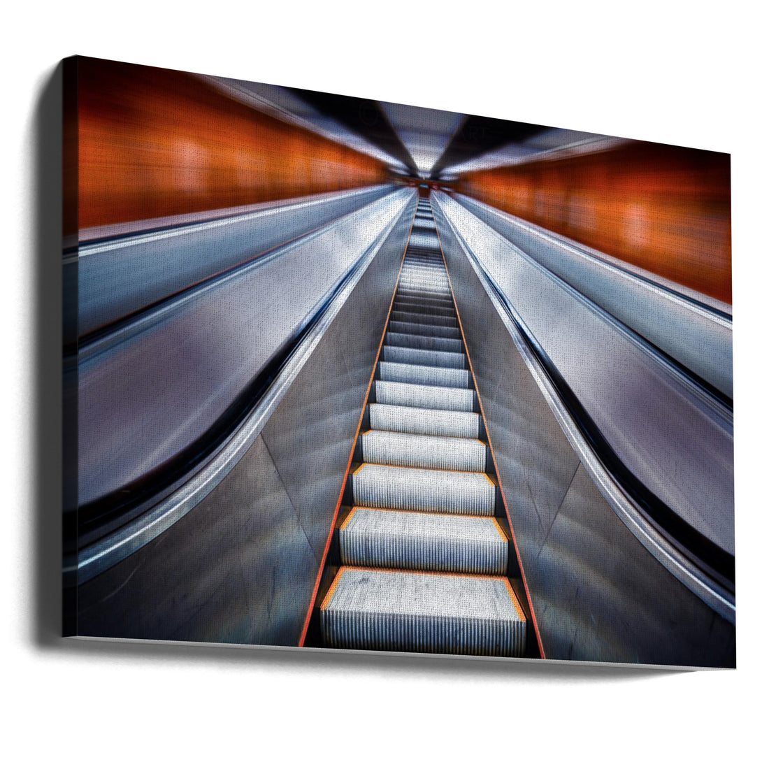 Futuristic Metro Station by Kay Pk | Stockholm Underground Architecture, Large Canvas Wall Art Print | Artsy Earth