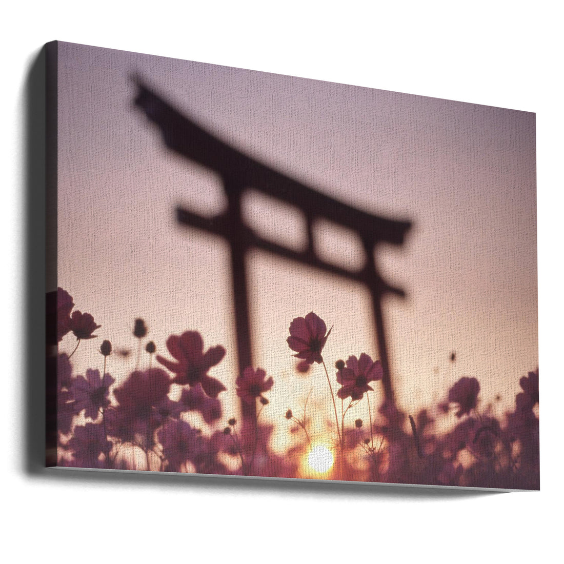 Melancholic Autumn by Koji Tajima | Japanese Floral Landscape, Large Canvas Wall Art Print | Artsy Earth