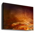 Burning Water by Willy Marthinussen | Abstract Fire Waterscape, Large Canvas Wall Art Print | Artsy Earth