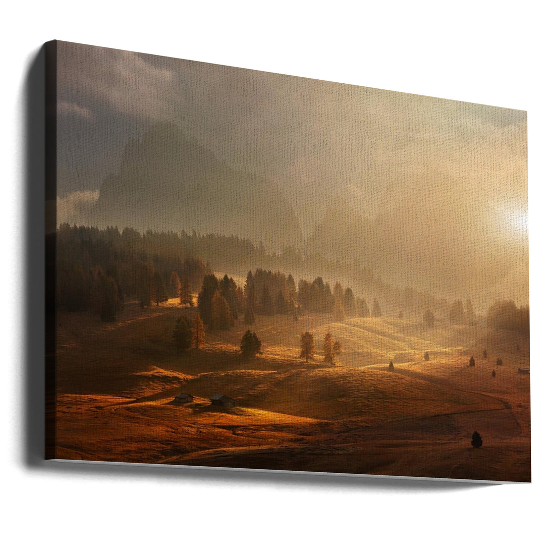 Morning on Alpine Meadow by Daniel Řeřicha | Dolomites Mountain Landscape, Large Canvas Wall Art Print | Artsy Earth