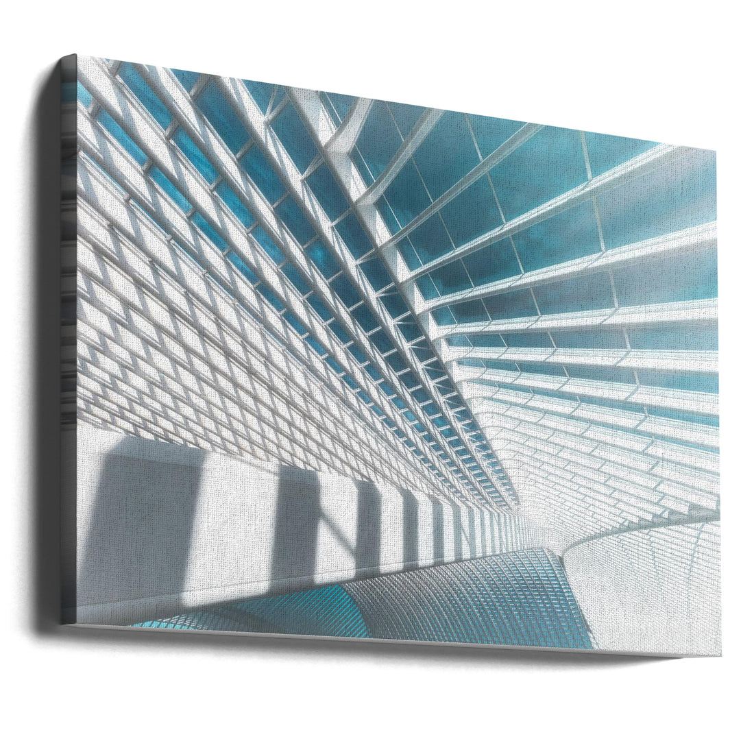 Icy Light by Adrian Popan | Geometric Architecture Abstract, Large Canvas Wall Art Print | Artsy Earth