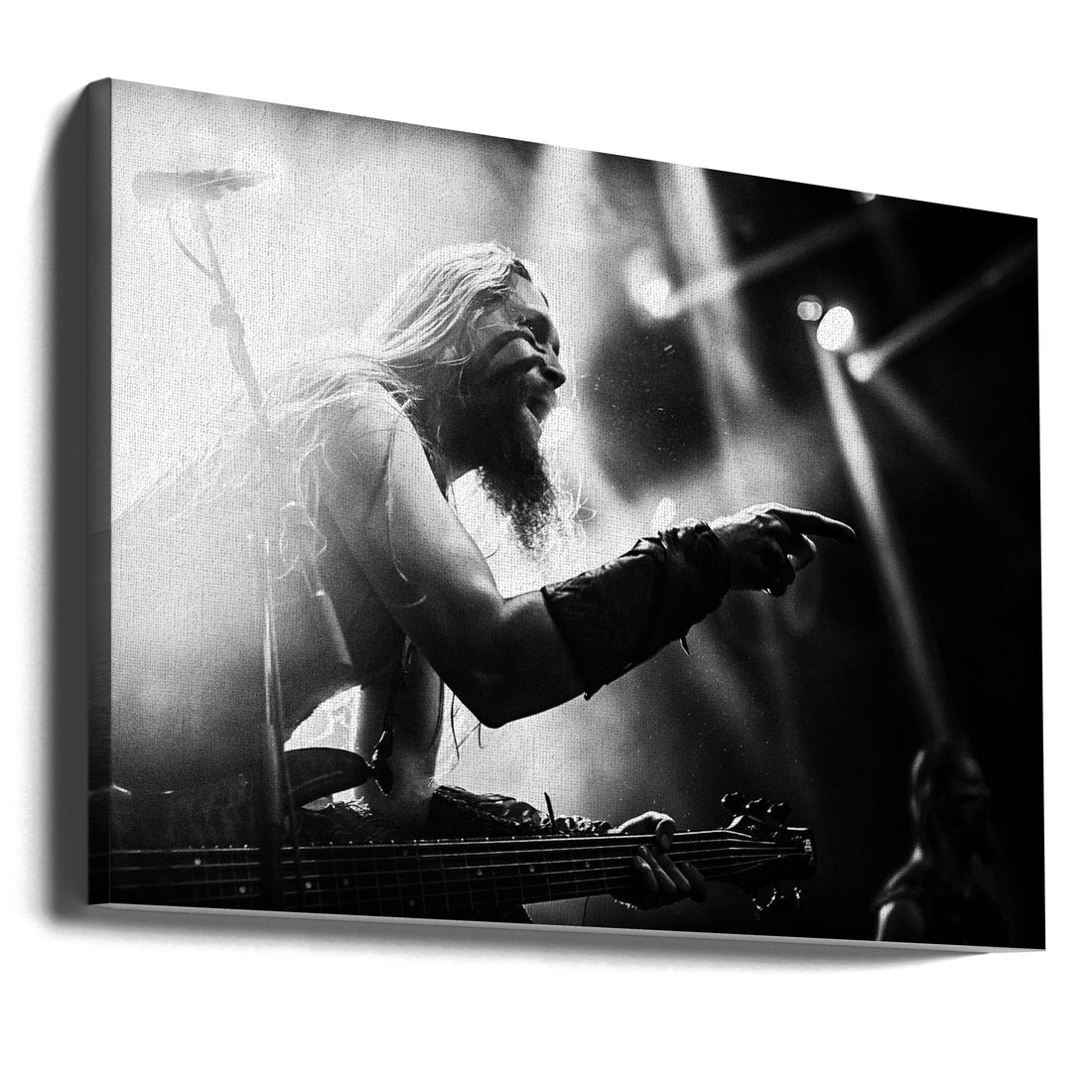 Here's looking at you kid by Anders Samuelsson | Metal Rock Performance, Large Canvas Wall Art Print | Artsy Earth