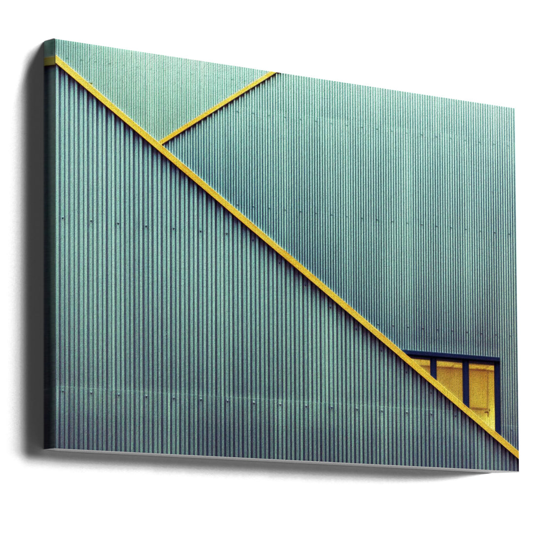 Geometric Stairs by Jan Niezen | Urban Architecture Abstract, Large Canvas Wall Art Print | Artsy Earth