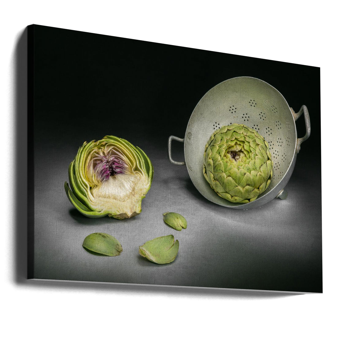 Artichoke Still Life by Christophe Verot | Vegetable Kitchen Food, Large Canvas Wall Art Print | Artsy Earth