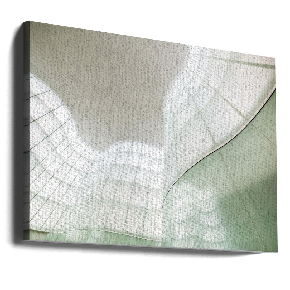 Modern Museum Steps by Marco Tagliarino | Urban Architecture Interior, Large Canvas Wall Art Print | Artsy Earth