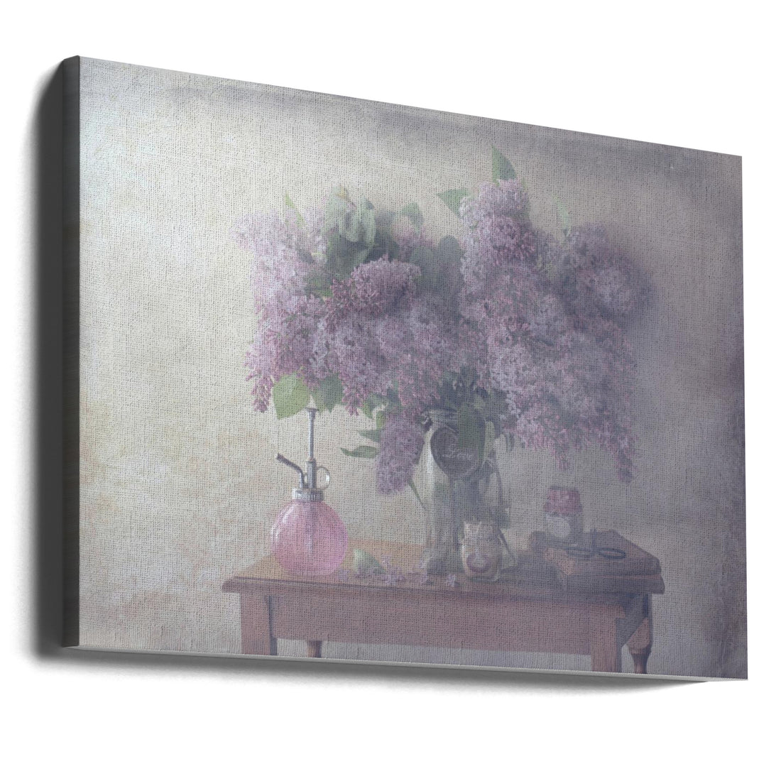 Sweet Lilacs by Delphine Devos | Romantic Floral Vintage, Large Canvas Wall Art Print | Artsy Earth