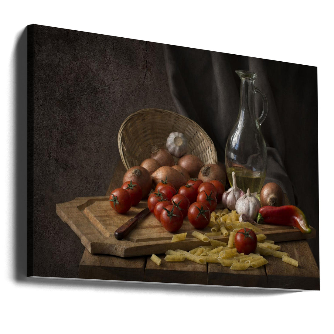 Rustic Food Setting by Margareth Perfoncio | Kitchen Still Life, Large Canvas Wall Art Print | Artsy Earth