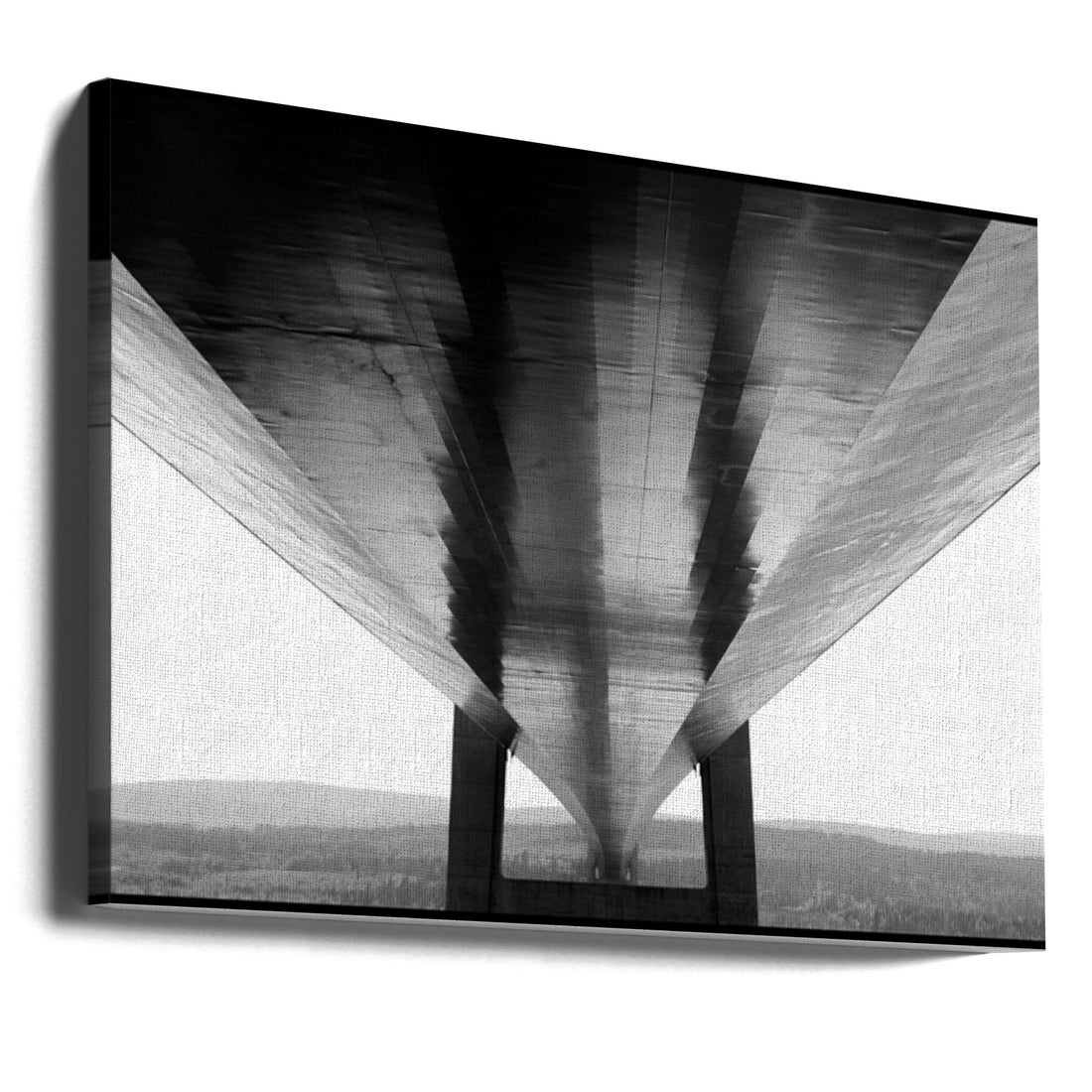 Under the Bridge by Bror Johansson | Geometric Architecture Perspective, Large Canvas Wall Art Print | Artsy Earth