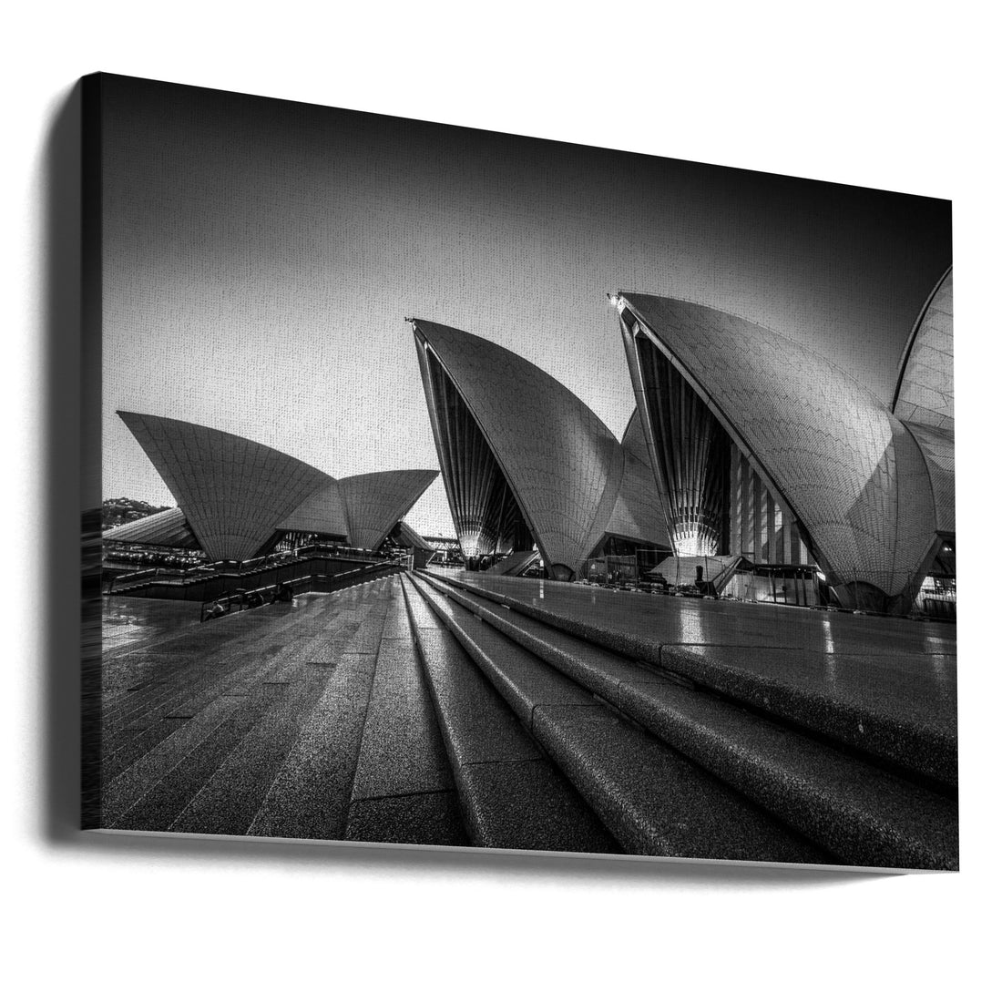 In Silhouette by Tim Fan | Opera House Architecture, Large Canvas Wall Art Print | Artsy Earth