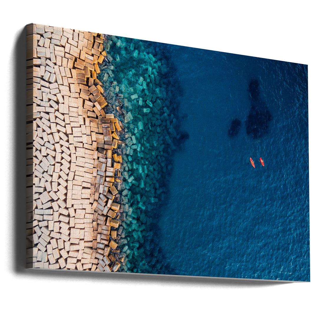 From Above II by Antonio Carrillo Lopez | Aerial Coastal View, Large Canvas Wall Art Print | Artsy Earth