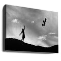 Gone with the Wind by Jacqueline Hammer | Surreal Freedom Escape, Large Canvas Wall Art Print | Artsy Earth