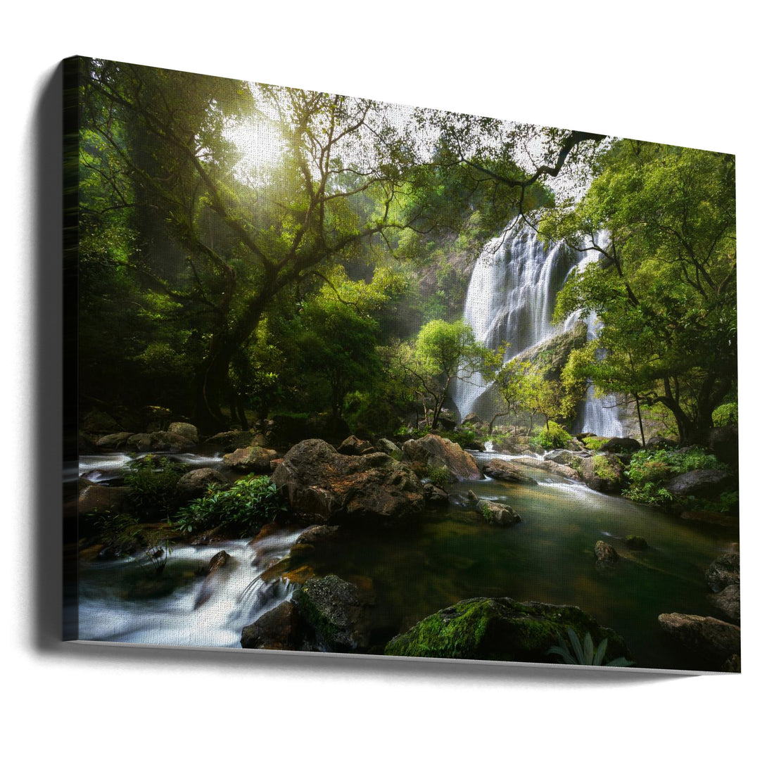 Mountain Stream by Patrick Foto | Forest Waterfall Landscape, Large Canvas Wall Art Print | Artsy Earth