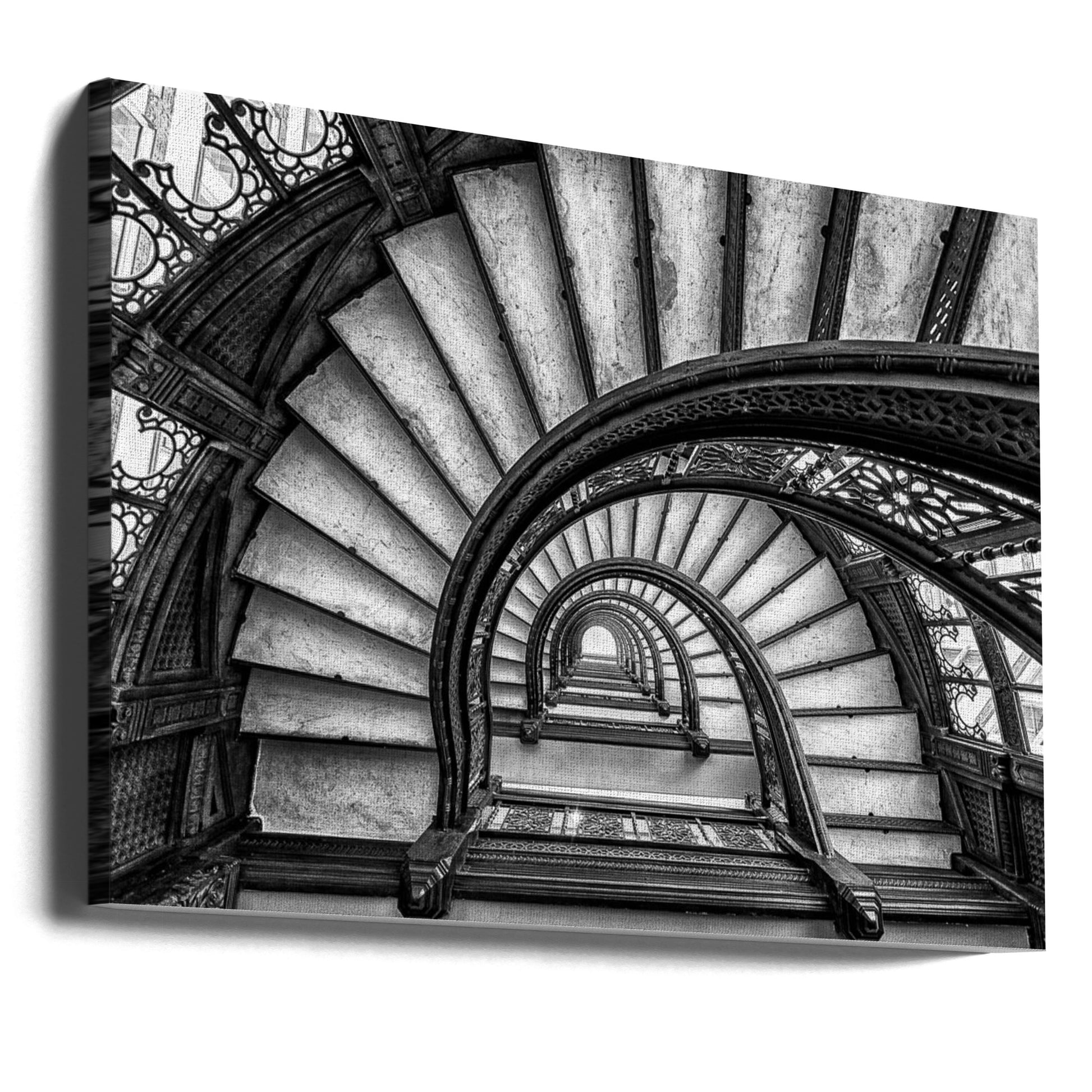 The Rookery by Yimei Sun | Historic Spiral Staircase, Large Canvas Wall Art Print | Artsy Earth