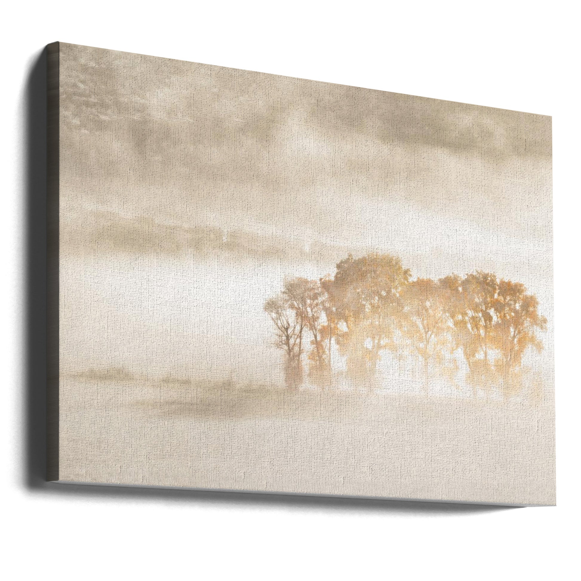 Autumn Dreams by John Fan | Foggy Mountain Landscape, Large Canvas Wall Art Print | Artsy Earth