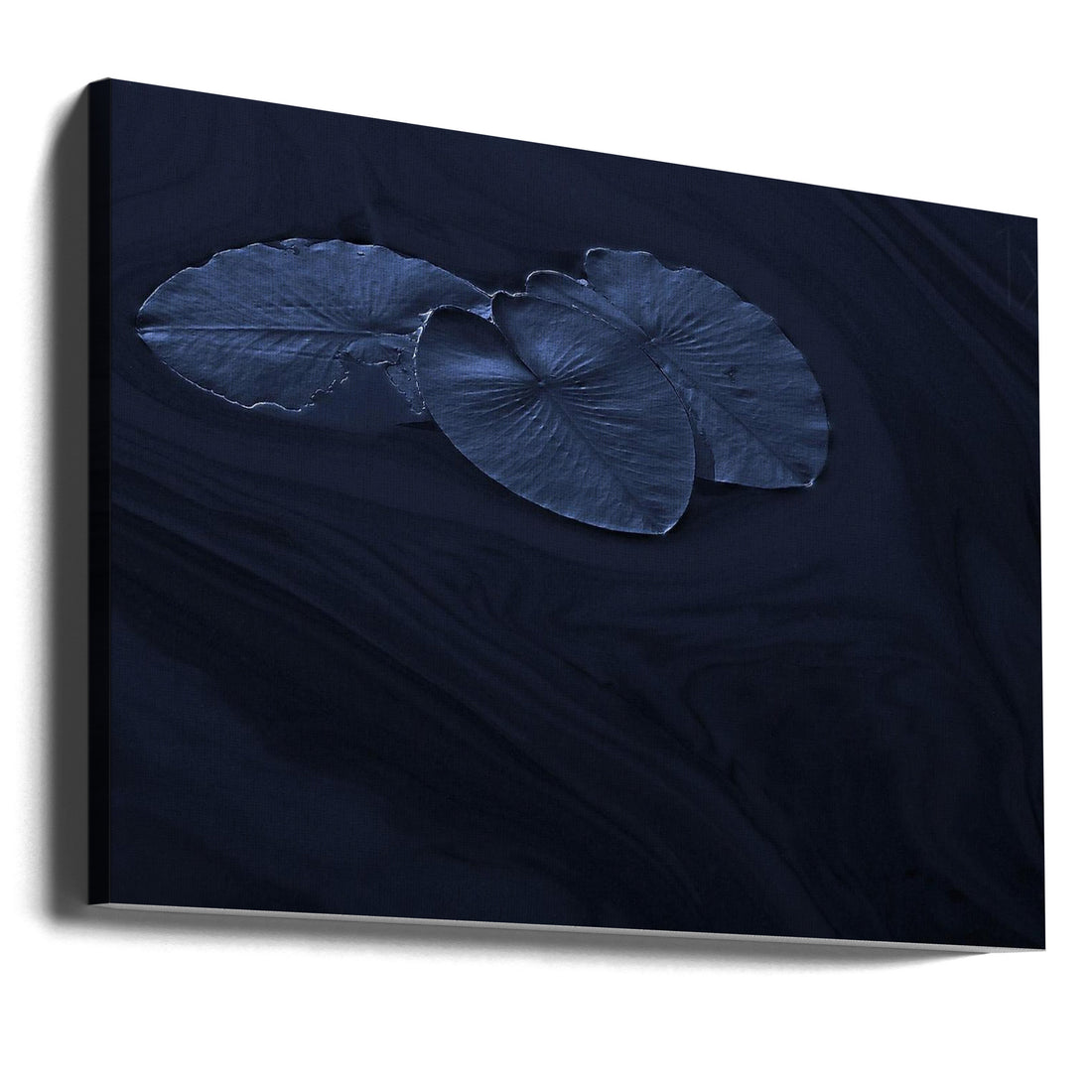 Blue Water Lily by Allan Wallberg | Zen Water Pattern, Large Canvas Wall Art Print | Artsy Earth