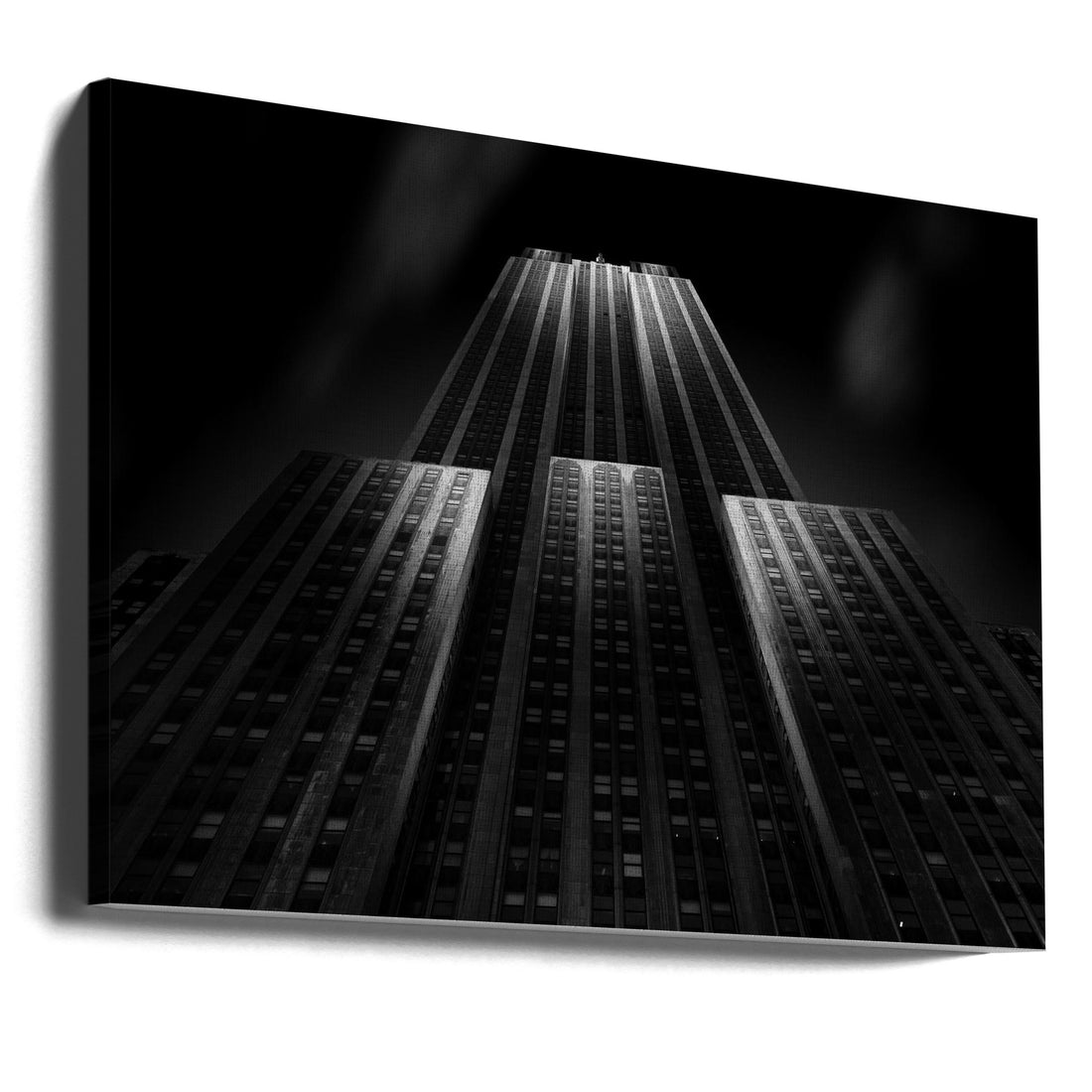 Empire State Building by Matthias Hefner | Manhattan Skyscraper Architecture, Large Canvas Wall Art Print | Artsy Earth