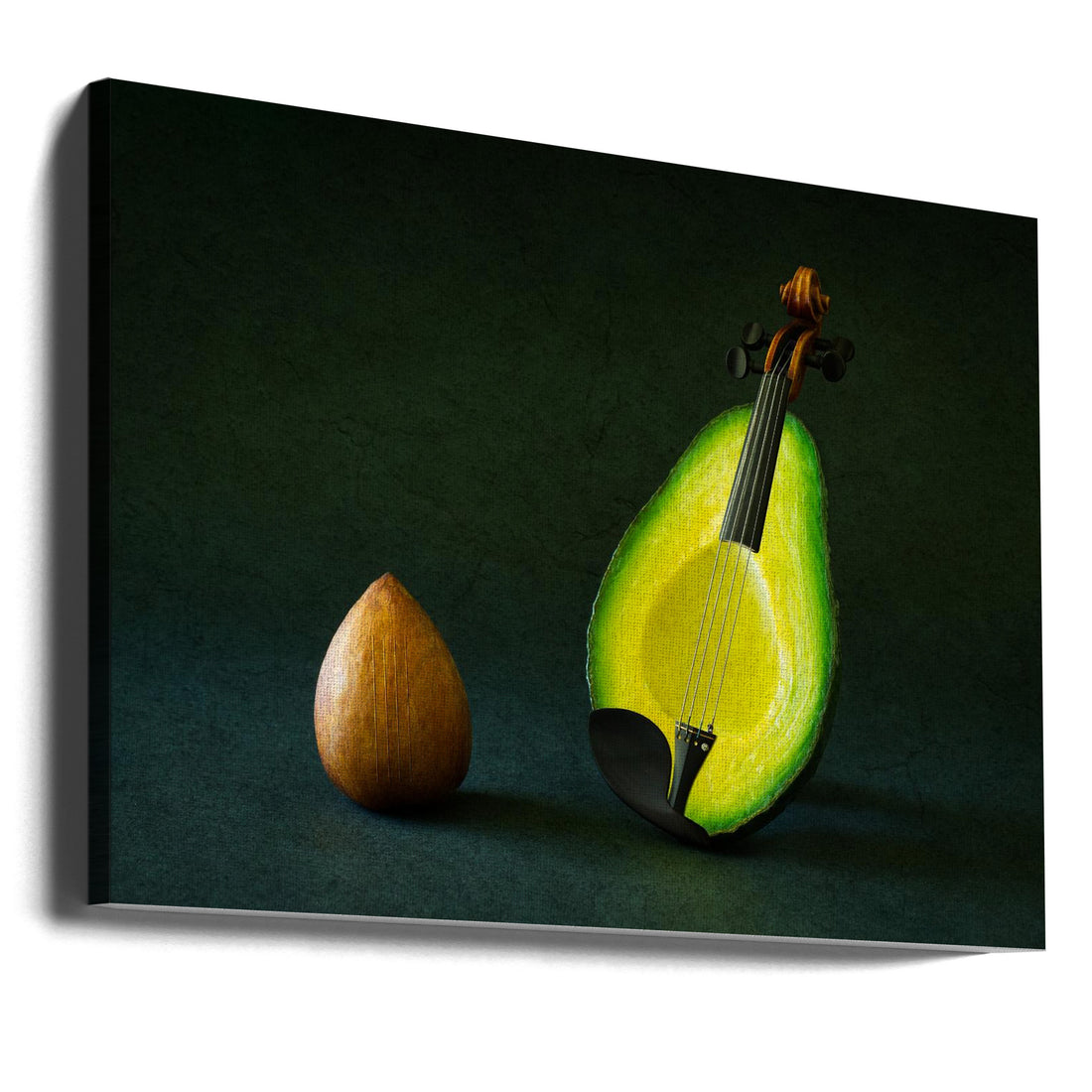 Aviolin by Jacqueline Hammer | Surreal Musical Food, Large Canvas Wall Art Print | Artsy Earth