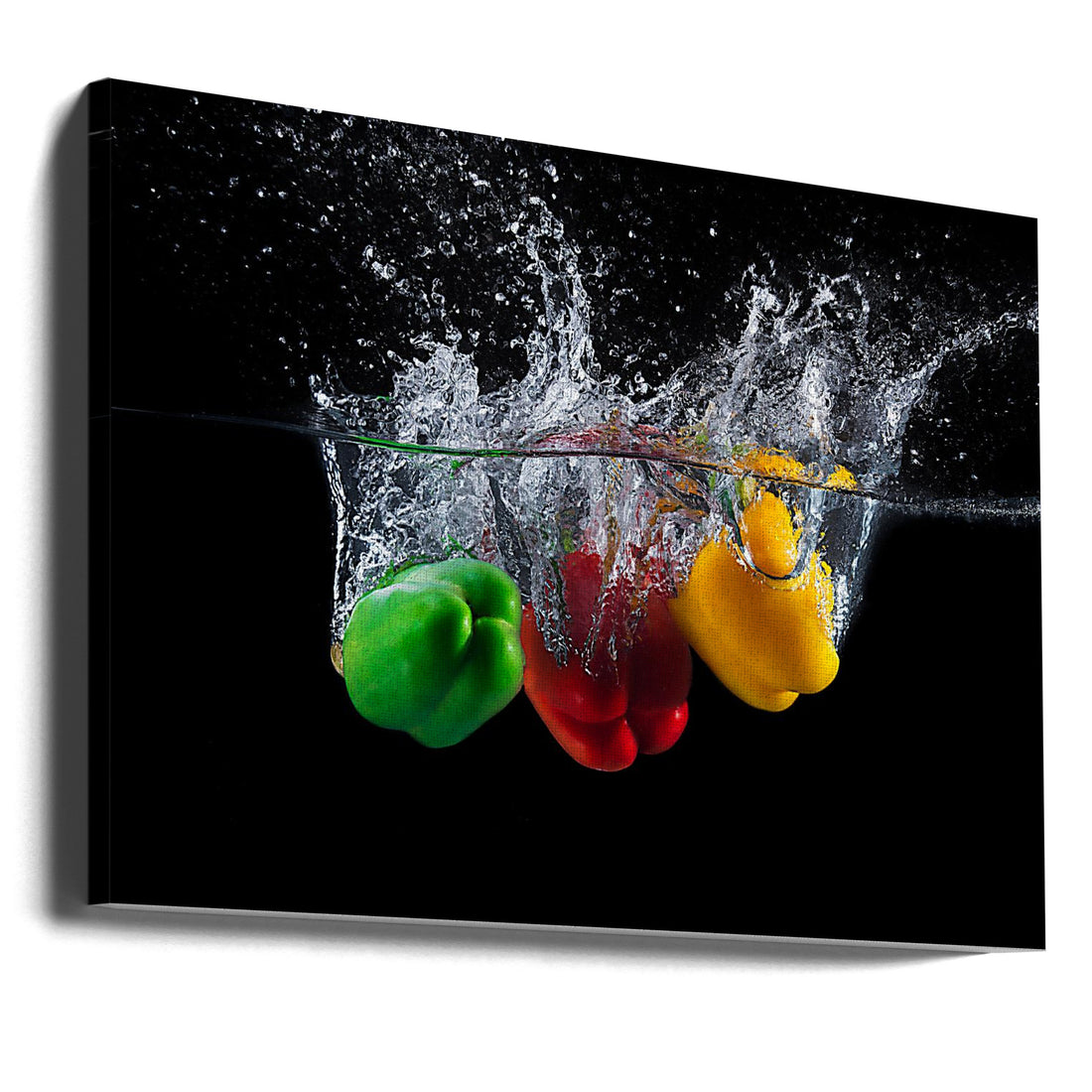 Paprika Splash by Mogyorosi Stefan | Food Motion Splash, Large Canvas Wall Art Print | Artsy Earth