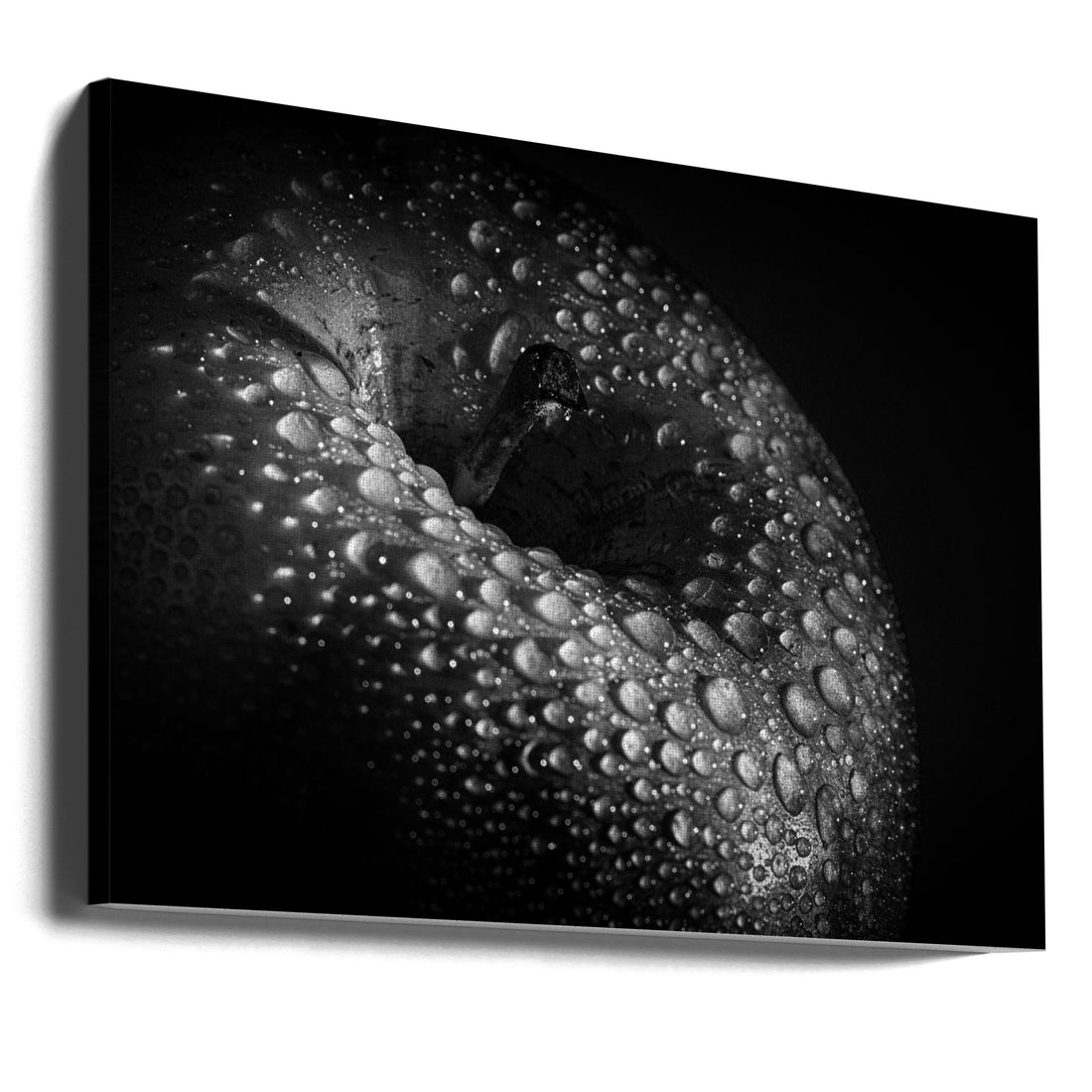 Dark Apple Drops by Peter Pfeiffer | Low Key Fresh Fruit, Large Canvas Wall Art Print | Artsy Earth